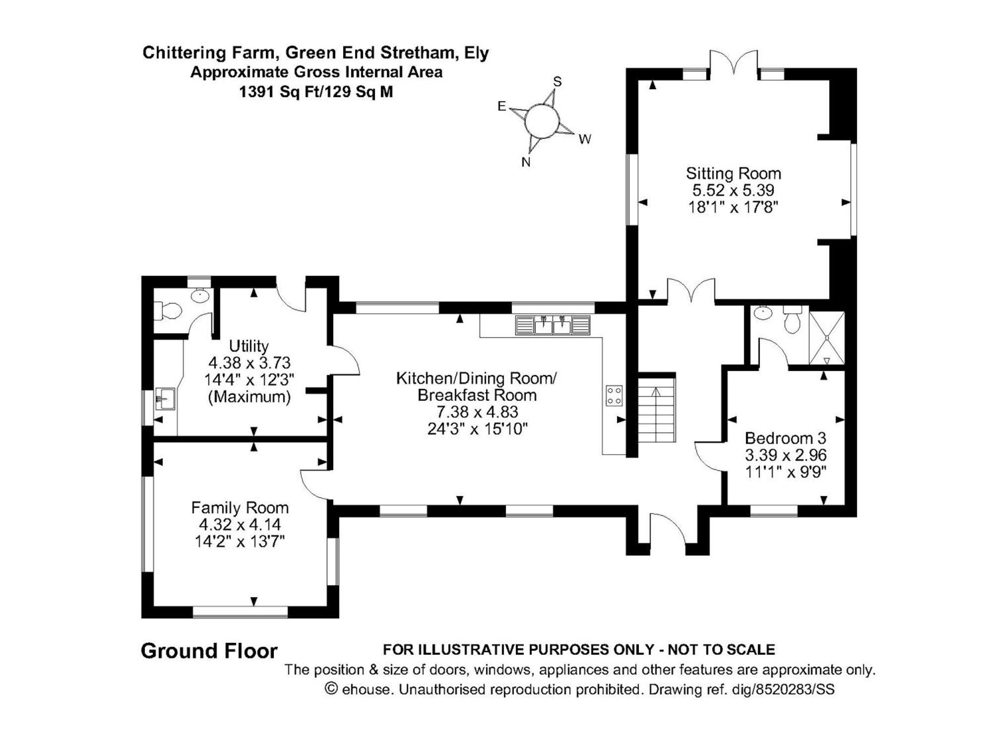 Villa Chittering Farm Stretham Exterior foto